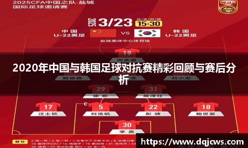 2020年中国与韩国足球对抗赛精彩回顾与赛后分析